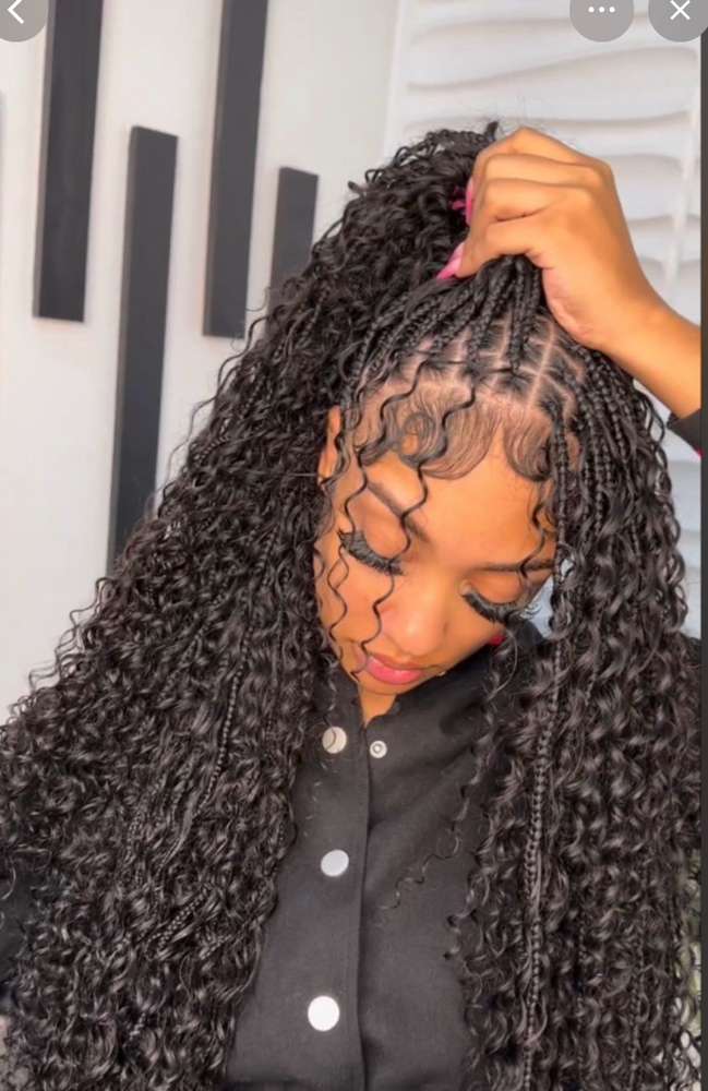 Small Boho Knotless at The house of beauty in Atlanta, GA