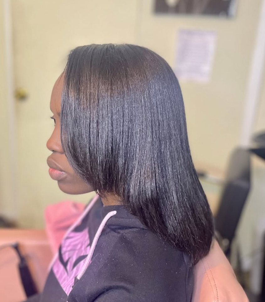 Blow-Out And Press Or Curl