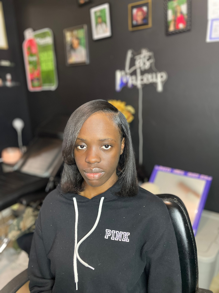 Blow-Out And Press Or Curl