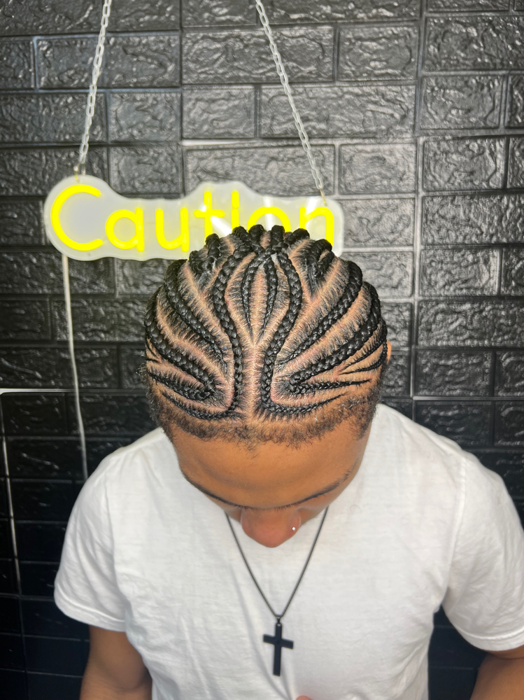 Mens Freestyle Small Braids
