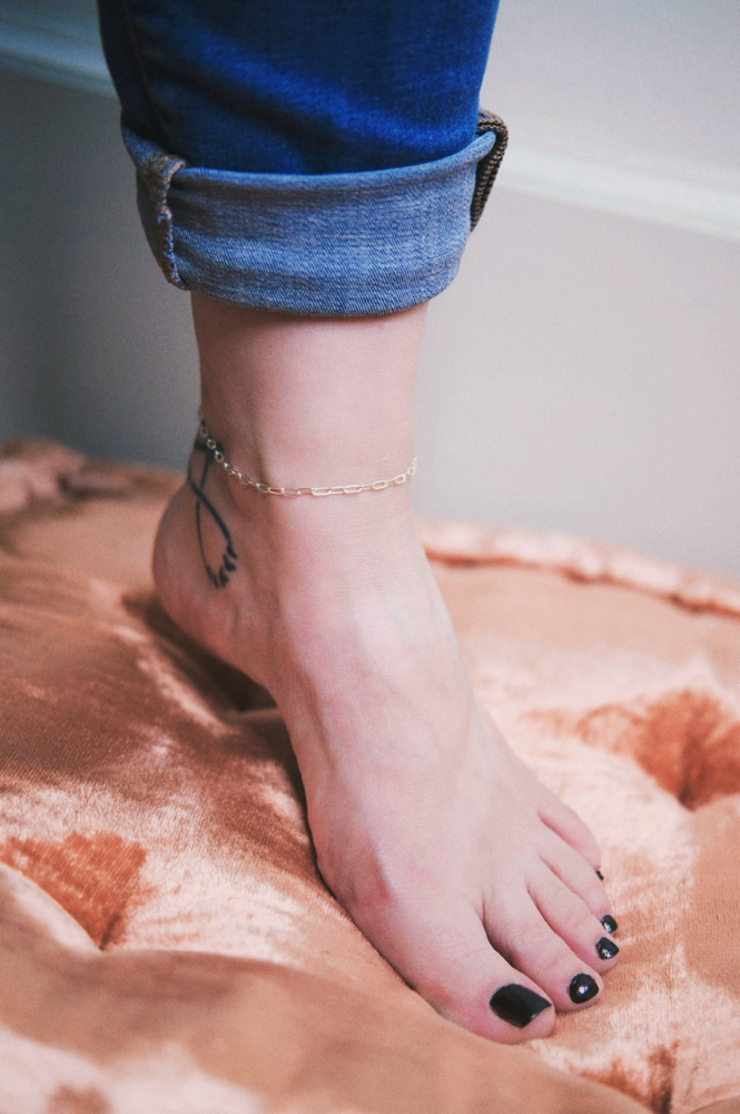 Gold Filled/Sterling Silver Anklet