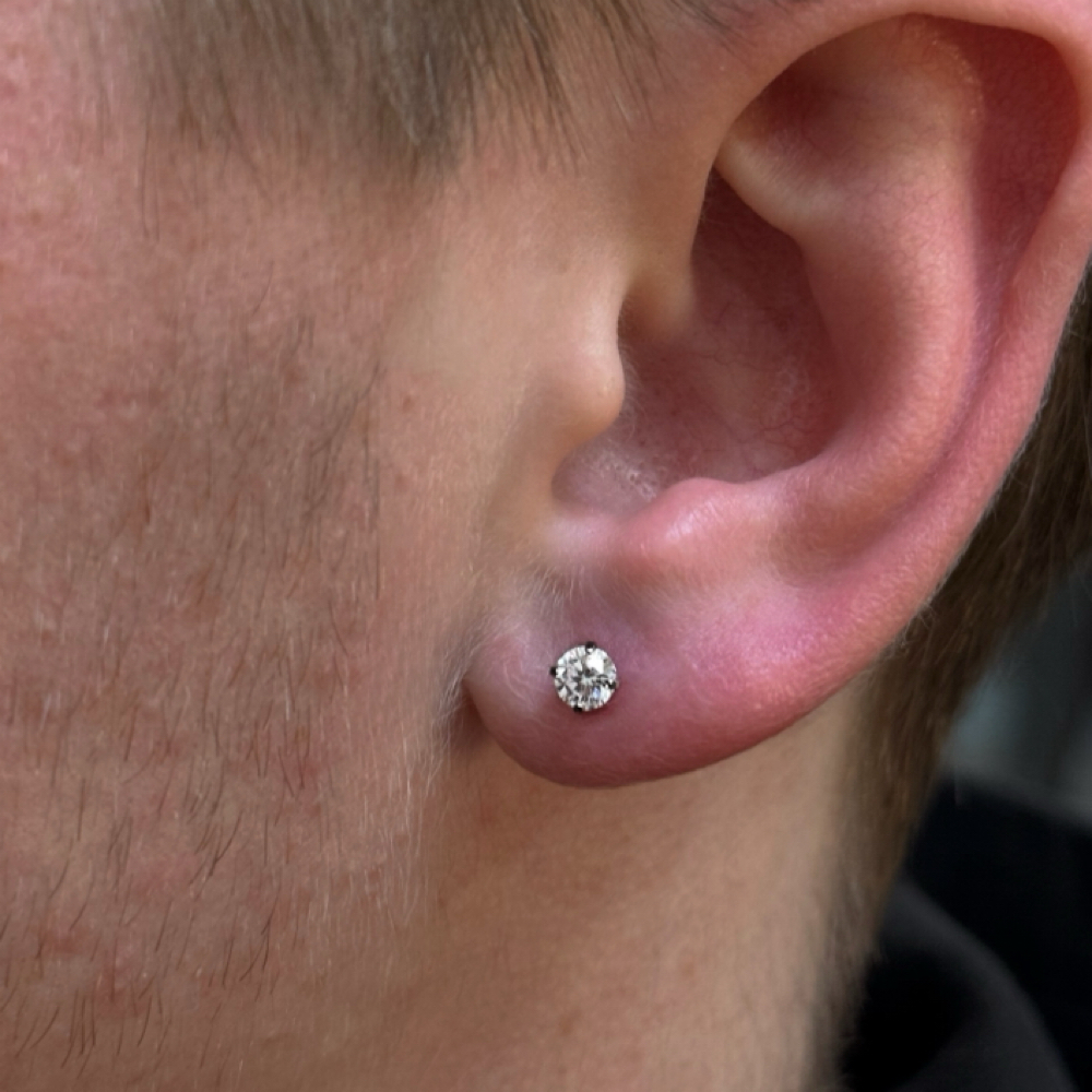 Lobe Pair at Monarch Piercing Studio in Logan, UT
