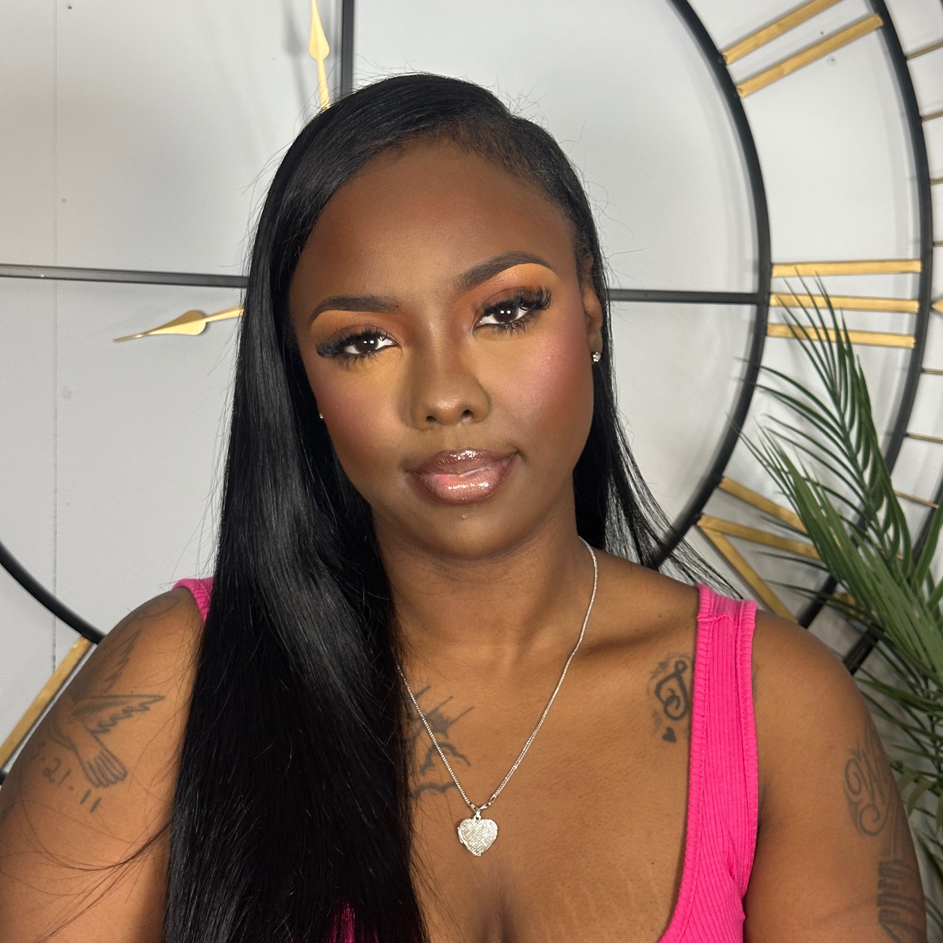 Natural Glam at Glamour Faces in Southfield, MI