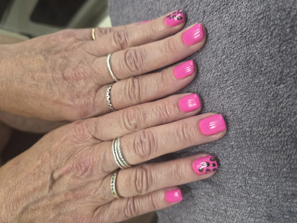Polish Only -fingers at Enchanted Nails and Lashes in Beech Grove, IN