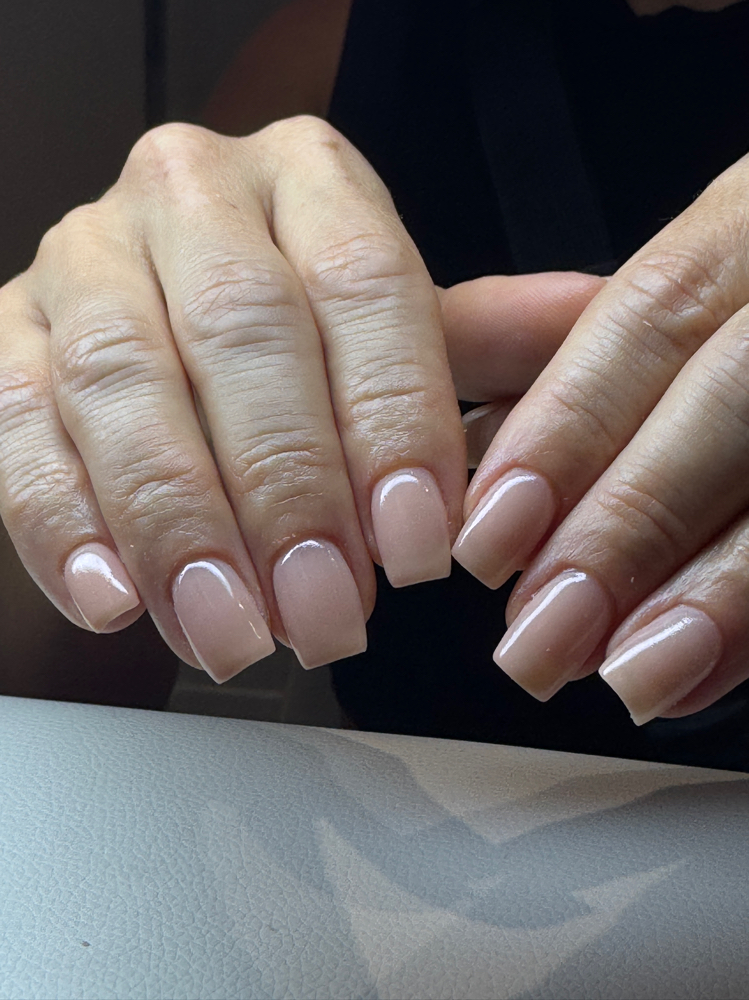 Japanese hard gel manicure