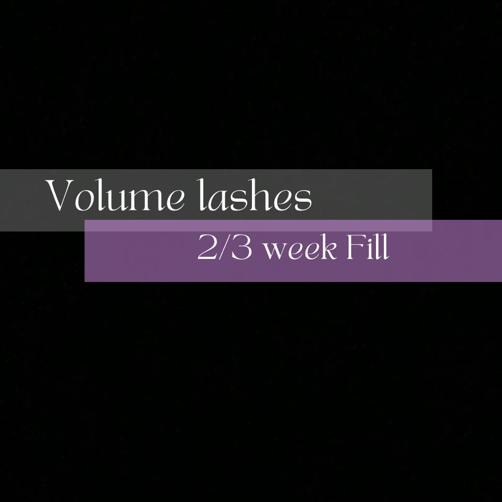 Volume 2/3 Week Fill