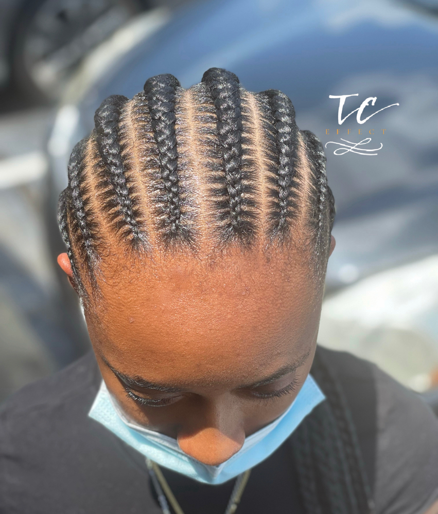 Mens Cornrows at The Charmaine Effect in Charlotte, NC
