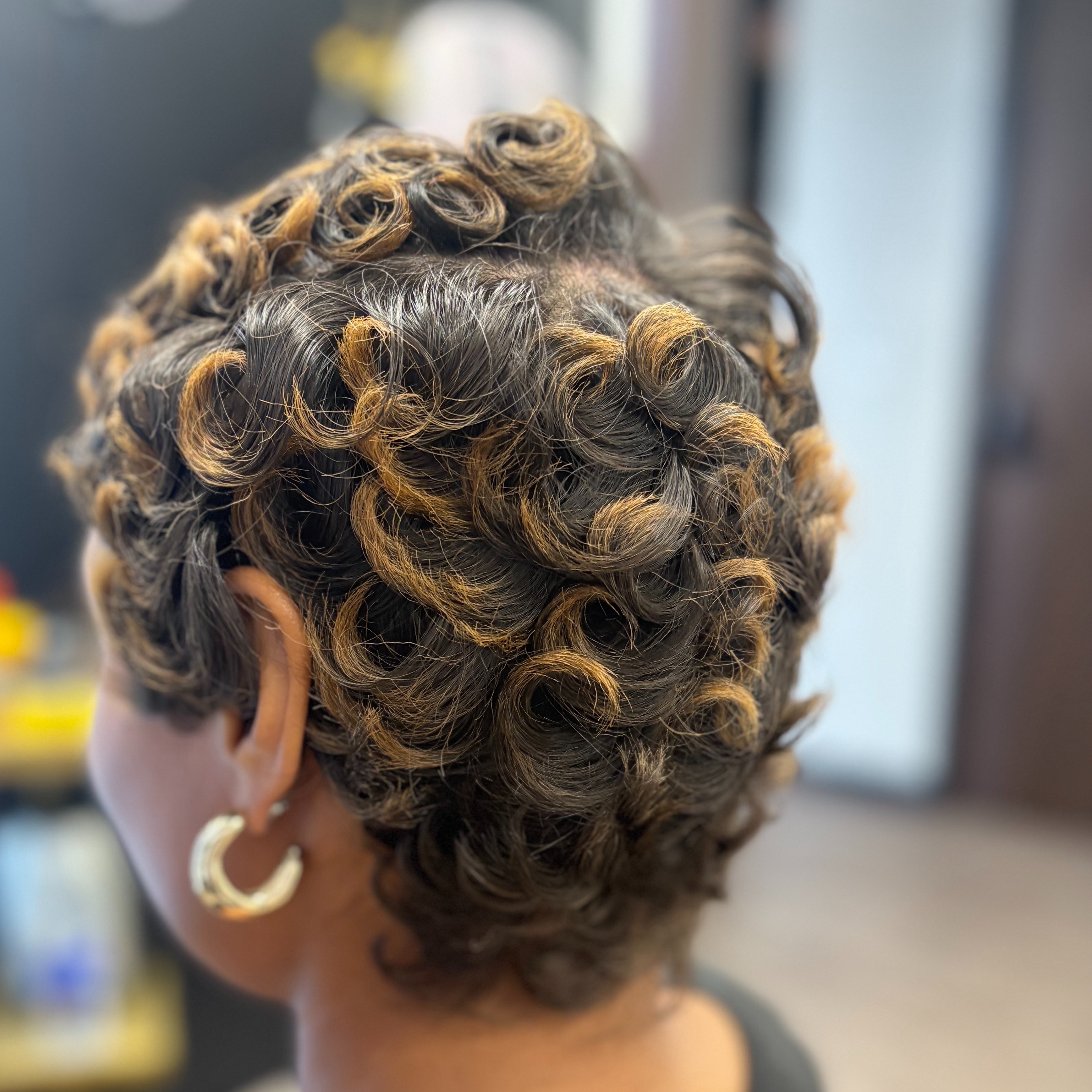 Pixie Cut at Blossoms HTX Hair Studio in Spring, TX