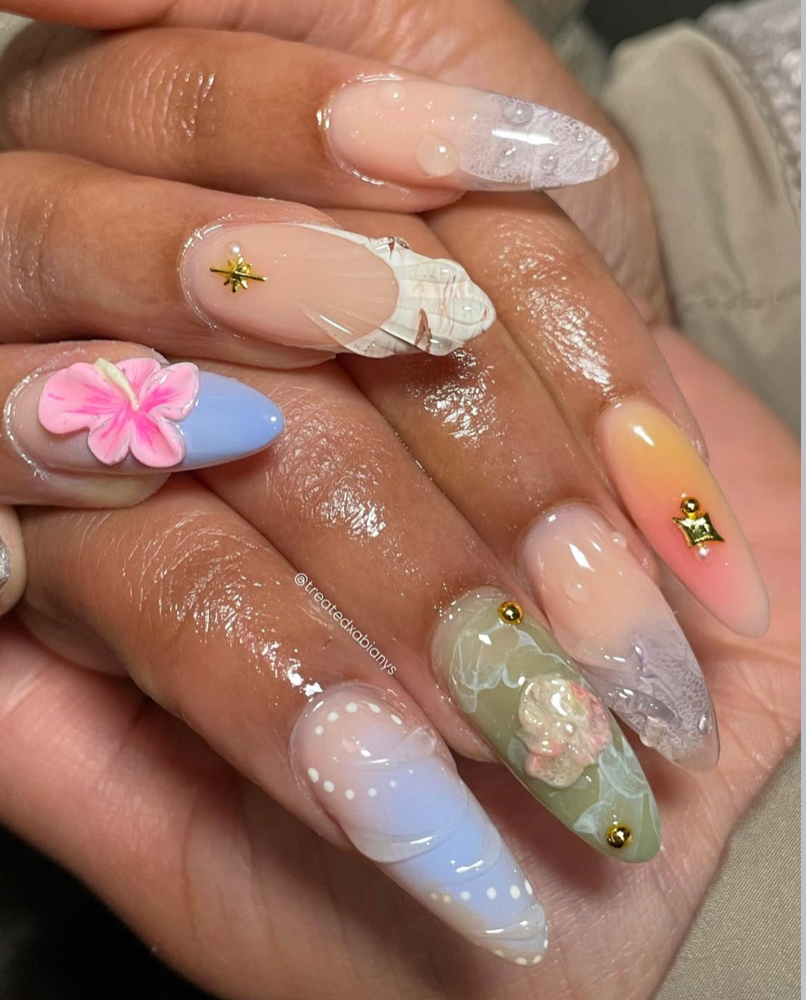 Long Almond/Stiletto