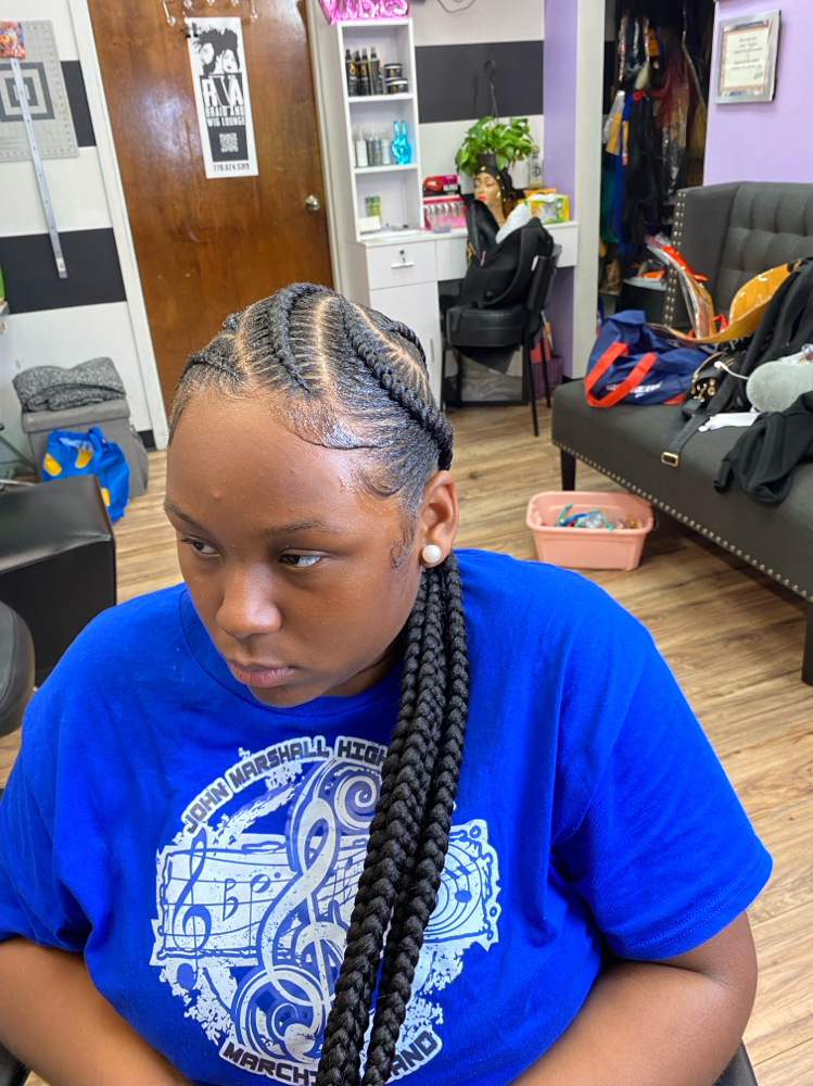 4 Braids at RVA BRAID & WIG LOUNGE in Richmond, VA