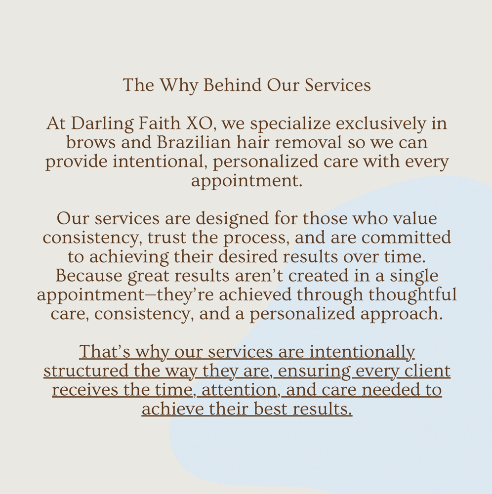 Why Do We Book Services This Way? at Darling Faith XO in Richardson, TX