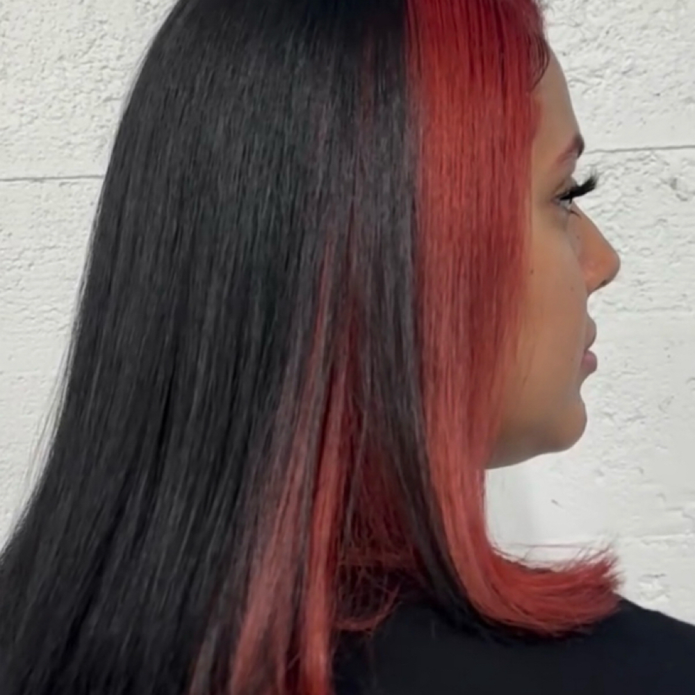 Hair Straightening Service at 323StarBby in Los Angeles, CA