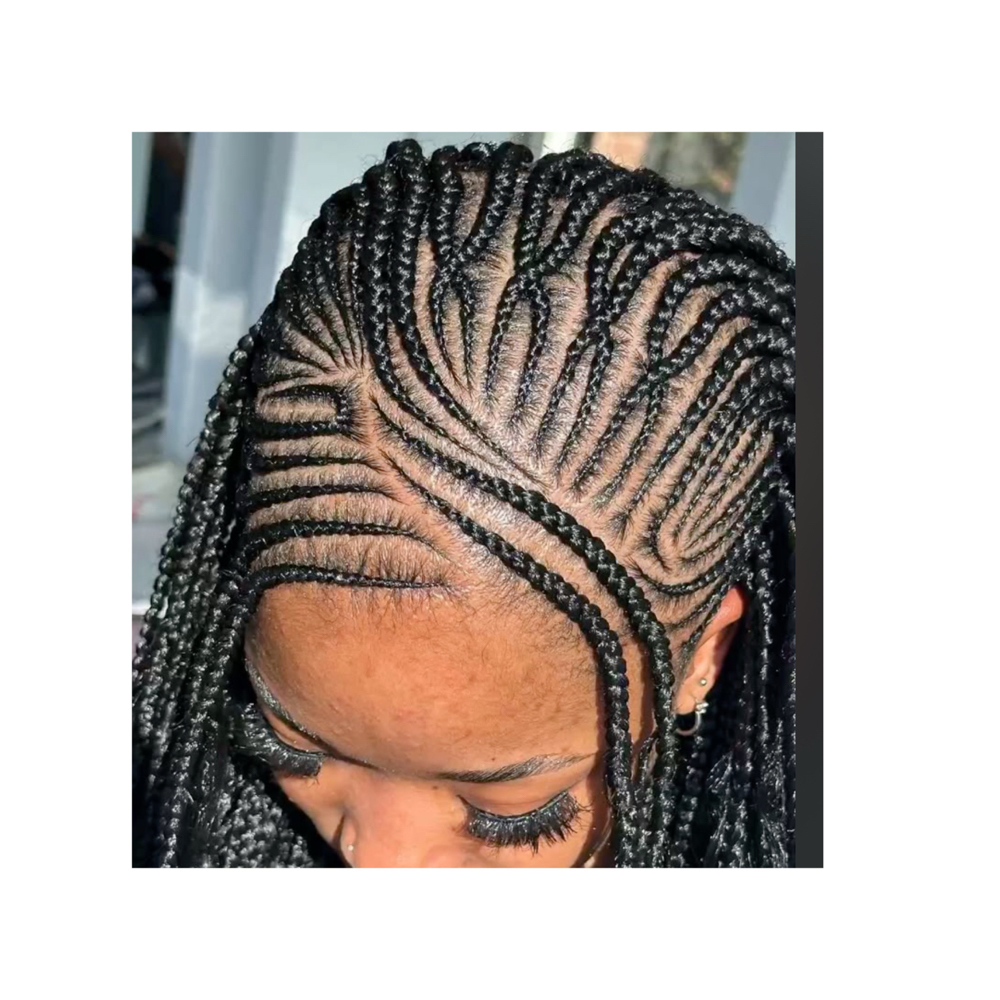 Fulani Braid at Marcelle Crown Studio in Pantego, TX