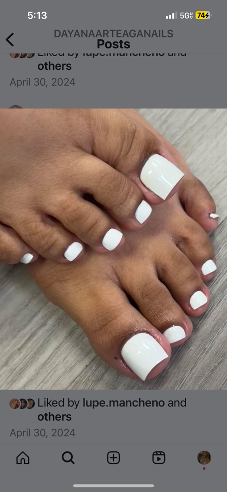 Classic Gel Pedicure