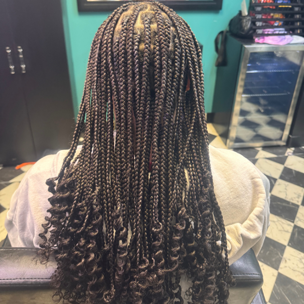 Knotless Braids at B Diva Braids and Locs in Statesville, NC