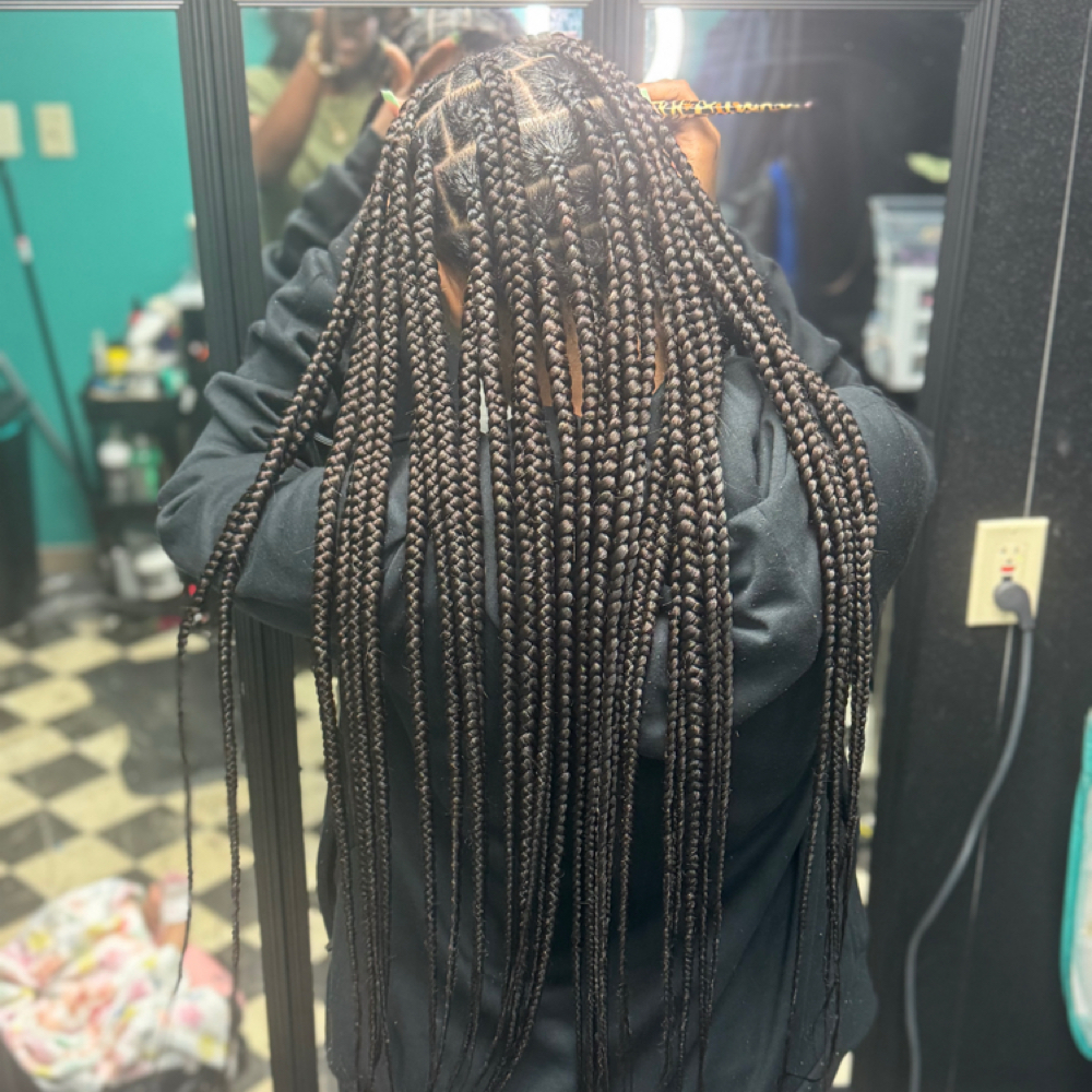 Knotless Braids at B Diva Braids and Locs in Statesville, NC