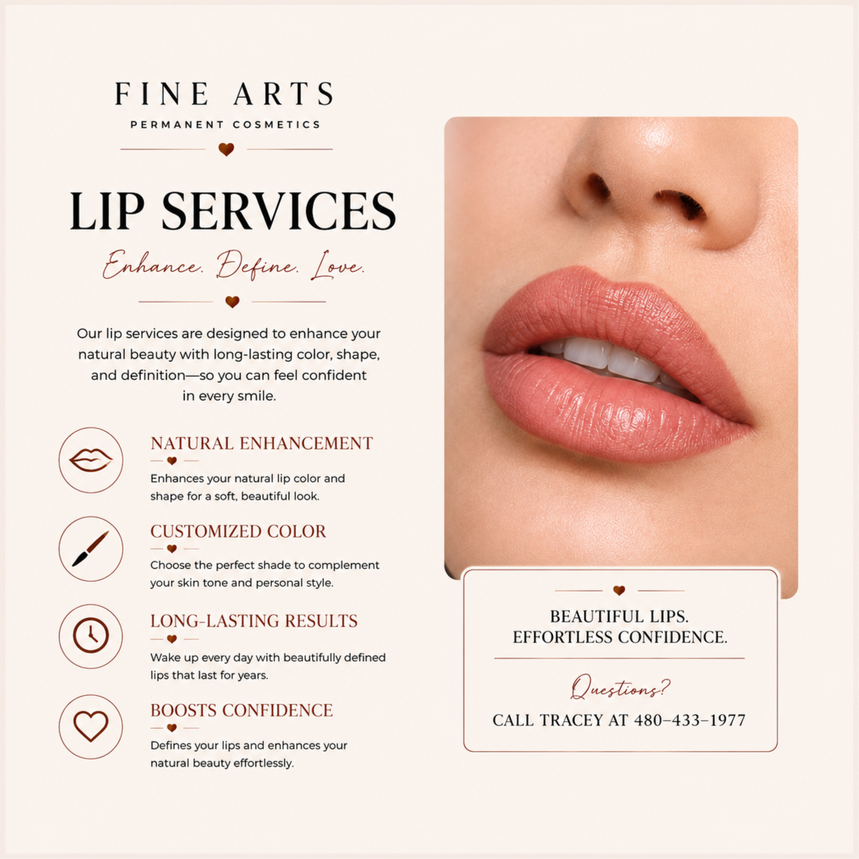 Permanent Lip Color Services PIT at Fine Arts Permanent Cosmetics in Xxxxx, AZ