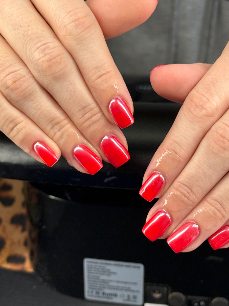 Short Acrylic Full Set at nailsbygabriellelyn in Waterville, ME