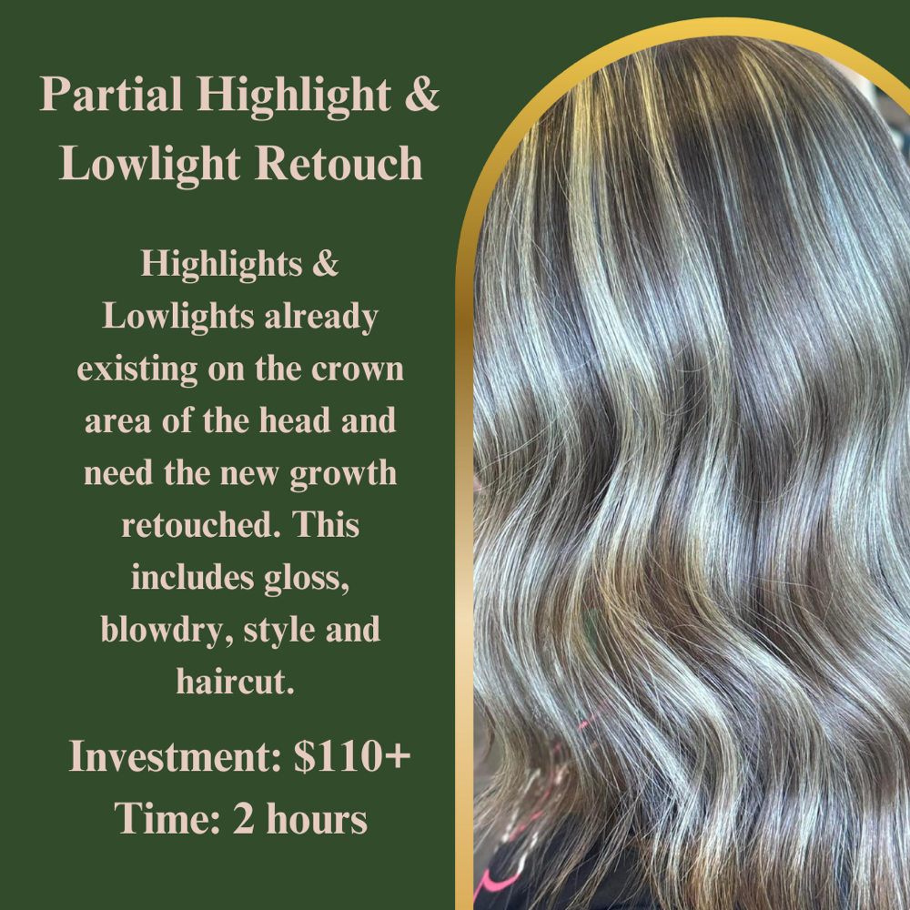 PARTIAL HIGHLIGHT&LOWLIGHT RETOUCH