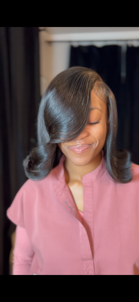 Quick weave bob at Jvona Brown in Fairfield, CA