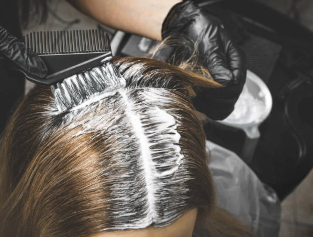 Root Touch-up, Haircut, Style