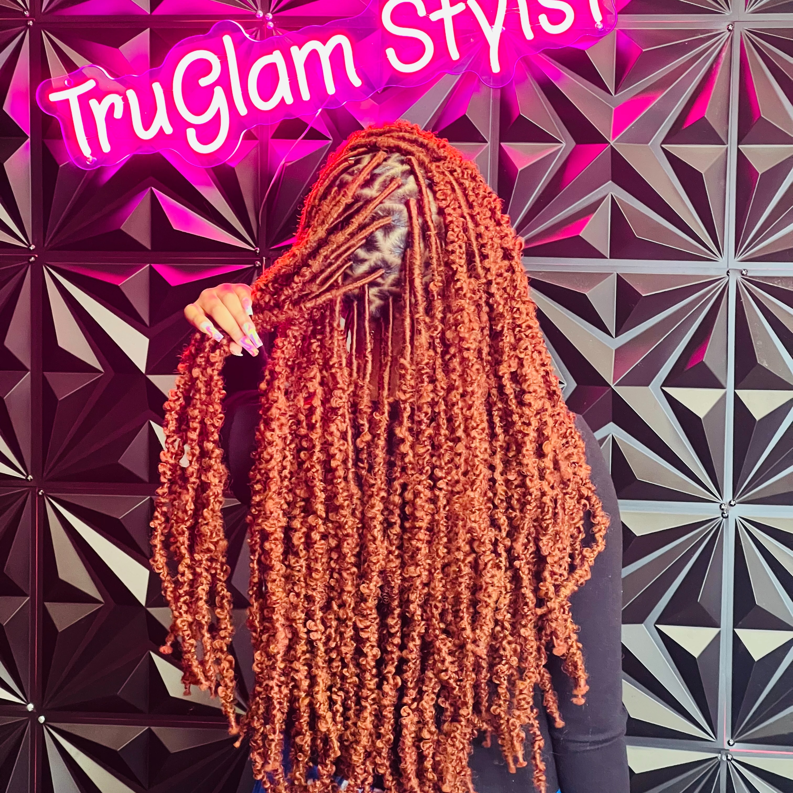 Butterfly Locs at TruGlam Stylist in Winston Salem, NC
