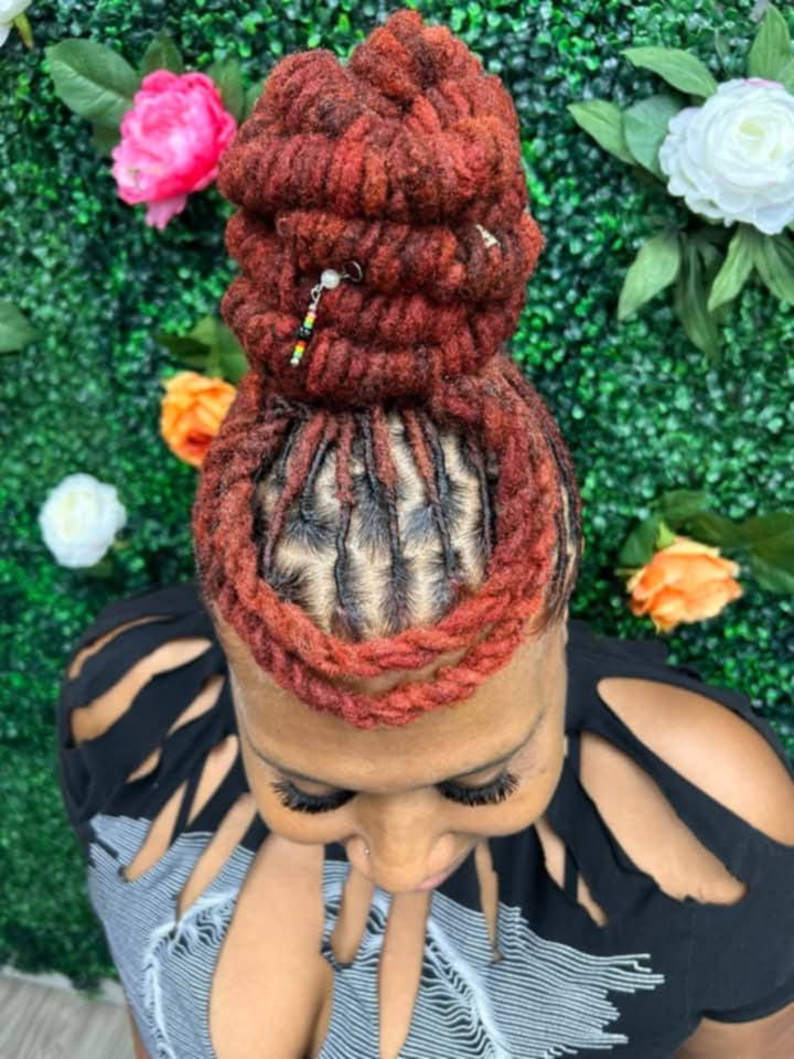 Goddess Loc Bun