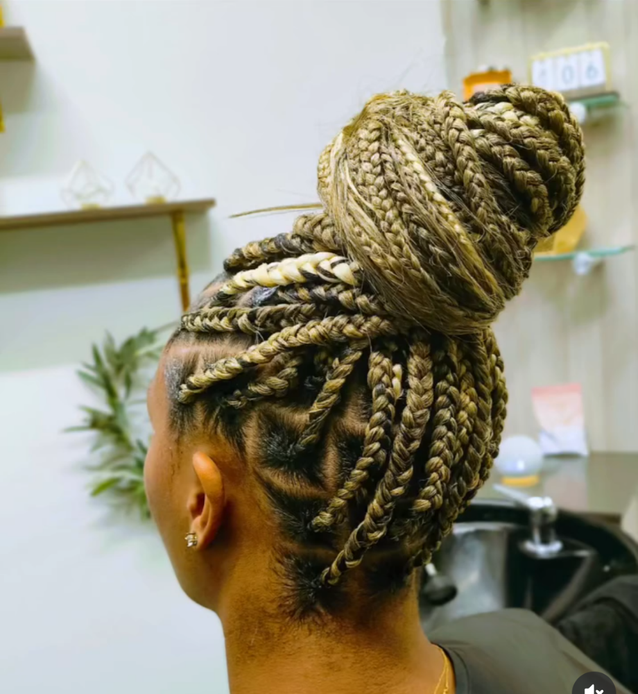 Large Box Braids at Curvygirlbeauty in Lee's Summit, MO