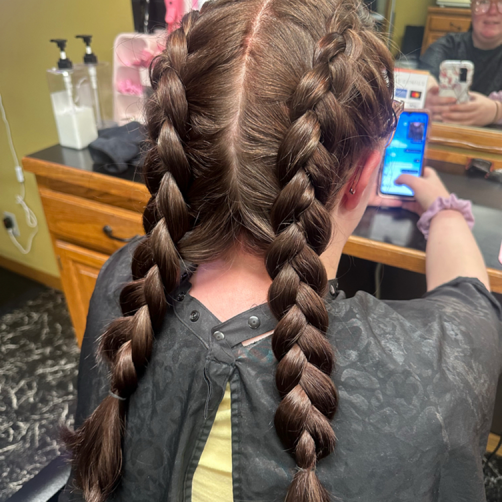 Dutch Braids (2 Braids) at Glow Up By Sydney in Cameron, MO