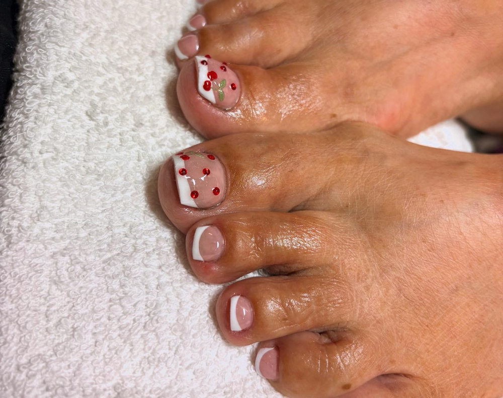 Acrylic Toes Full Set at Hales Nails in Jeffersonville, IN