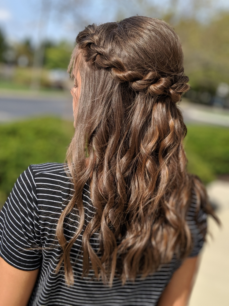 Bridal Hair - Half Up