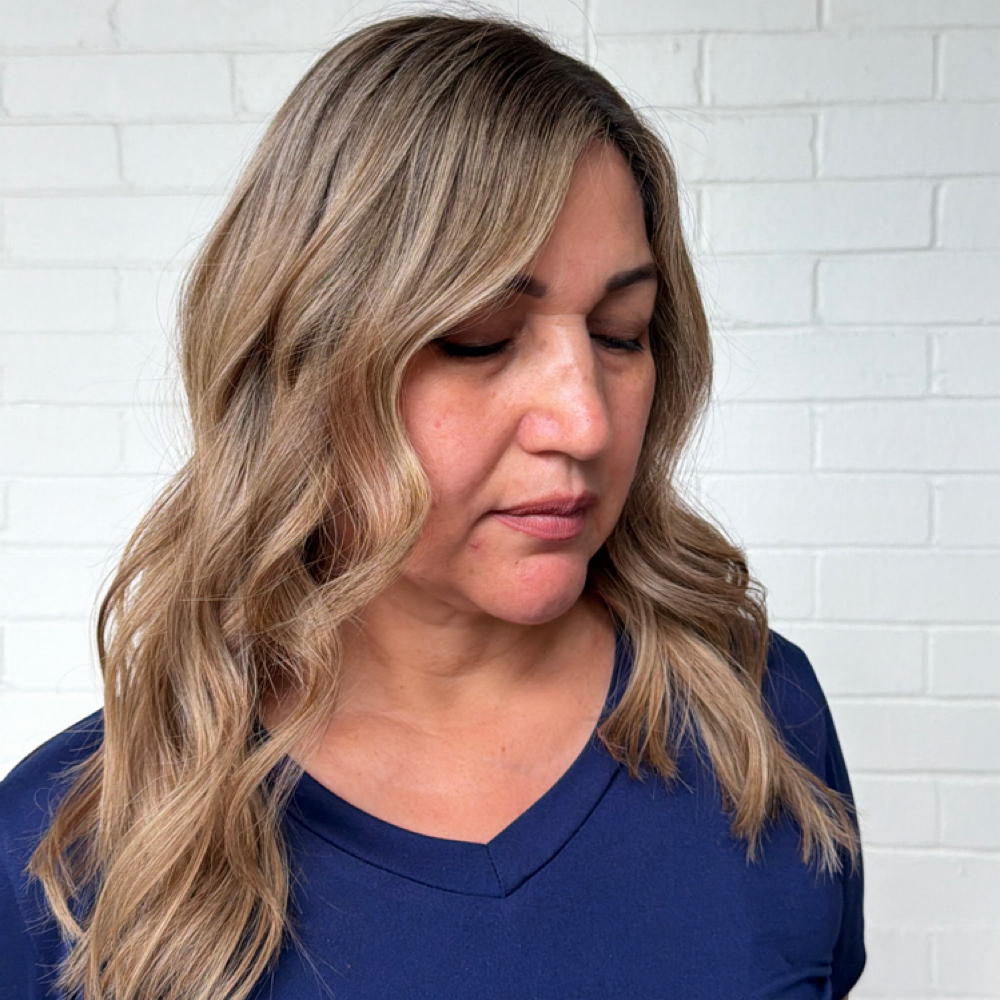 MEDIUM — Highlight & Lowlight at Crowns Down Hair Studio in New Braunfels, TX