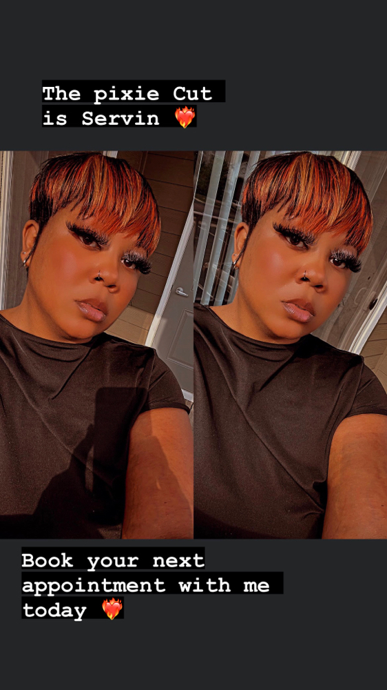 PIXIE CUT Quick Weave