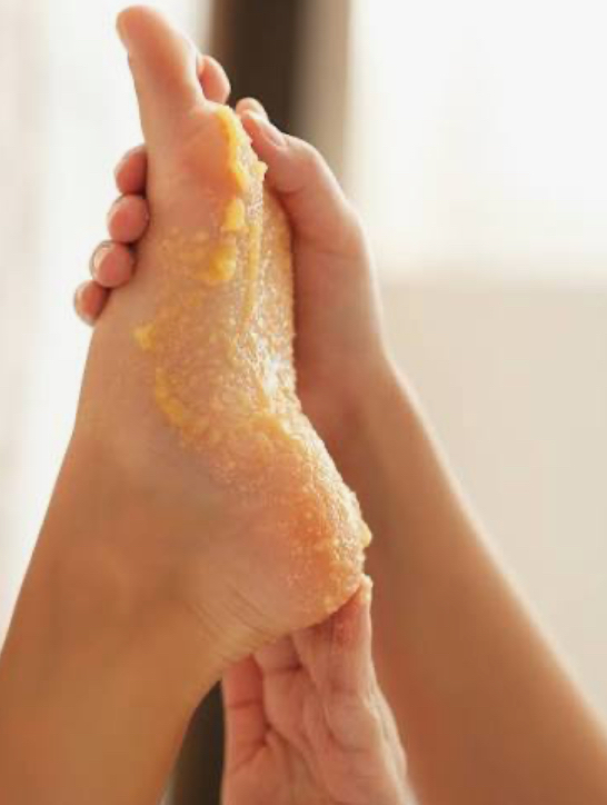 Exfoliating Foot Scrub at Lotus Therapeutics Massage in Grand Junction, CO