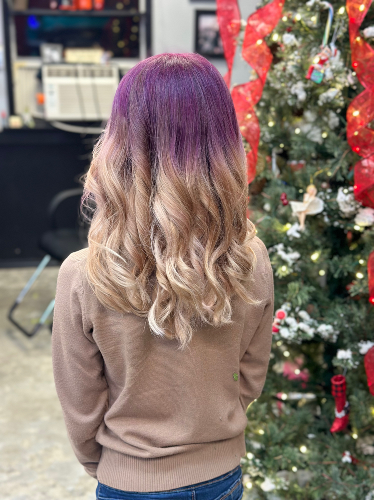 Ombre Hair Coloring