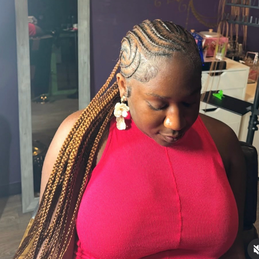 Freestyle Stitch Braids at Lilly's Beautee Bar in Ferndale, MI