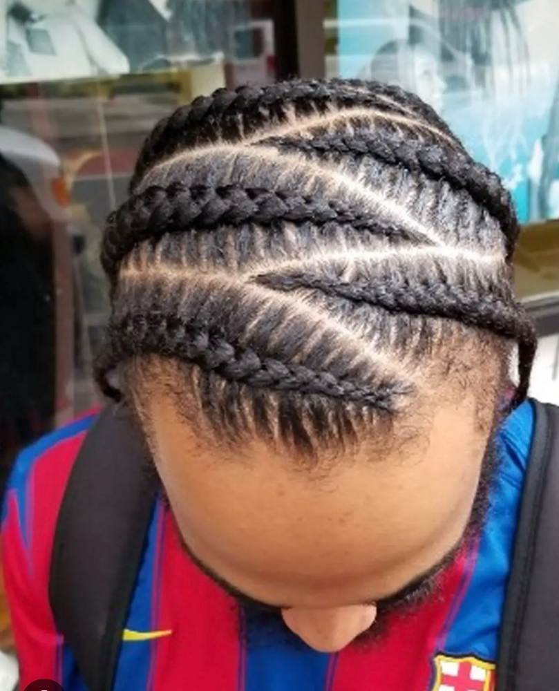 Men's 6 Piece Cornrows