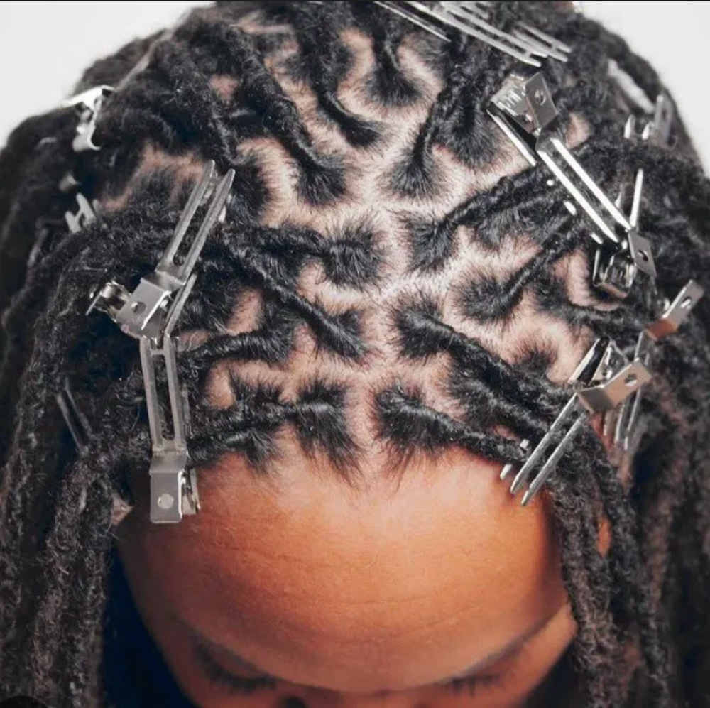 Loc Retwist at Vanité Hair Studio in Colonie, NY