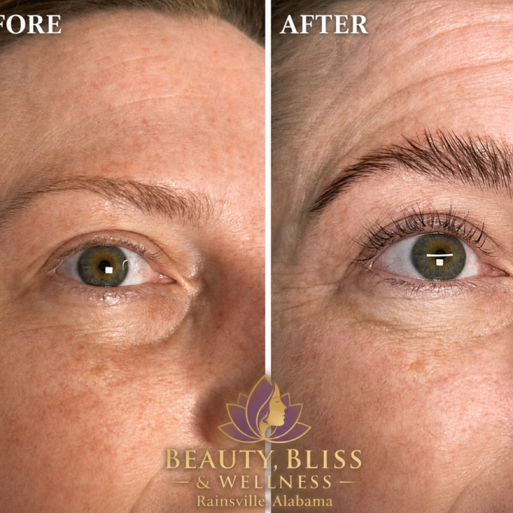 Lash lift and Brow lamination combo at Beauty, Bliss and Wellness LLC in Rainsville, AL