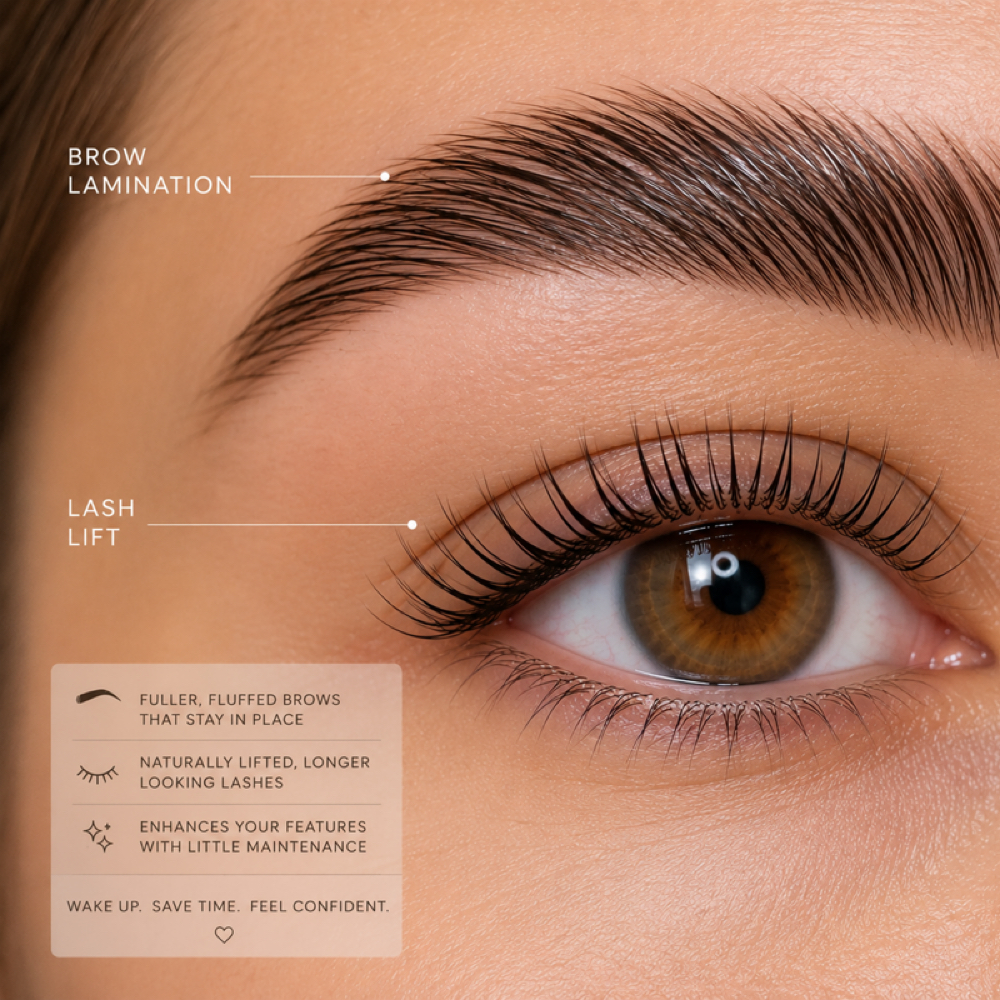 Lash lift and Brow lamination combo at Beauty, Bliss and Wellness LLC in Rainsville, AL