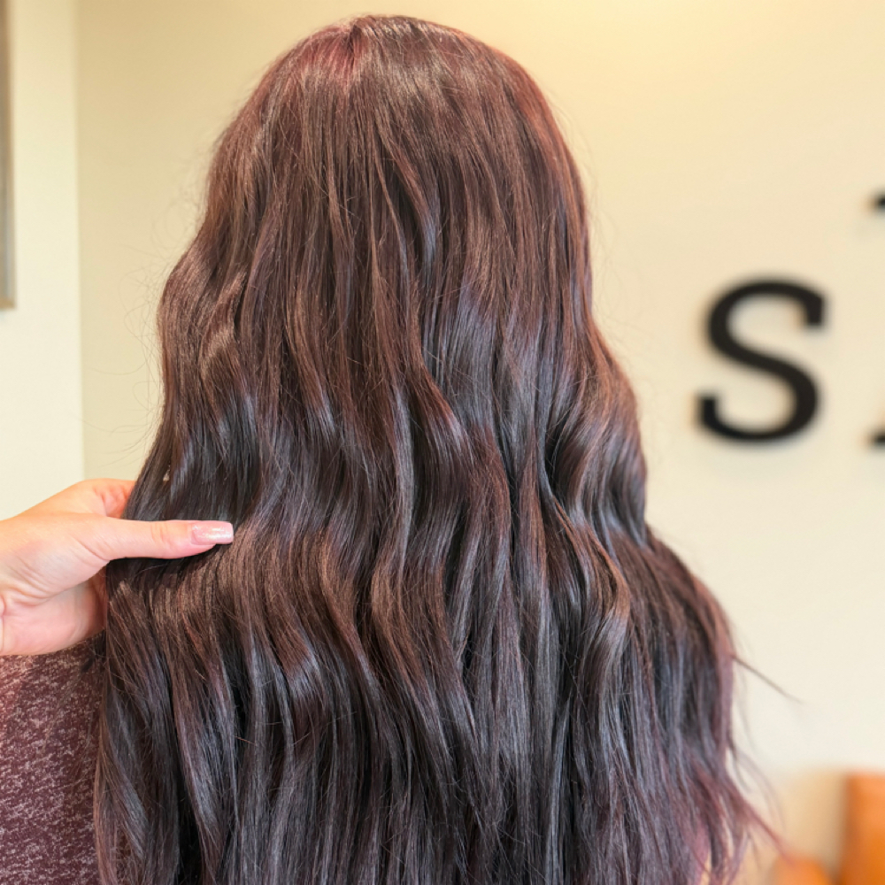 Handtied Extensions first row at megan lyday in Greenwood, IN