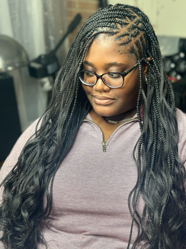 Fulani Braids Flipover Method