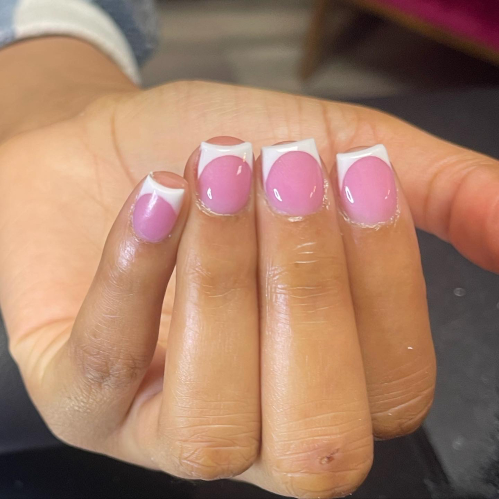 Pink & White Overlay