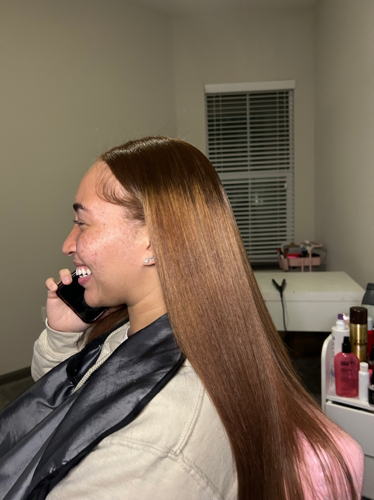 Hair Coloring With PRESS(BRING DYE)