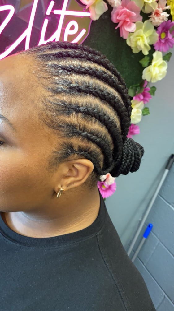 Cornrows with Extensions