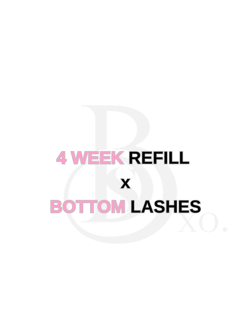 4 Week Refill x Bottom Lashes