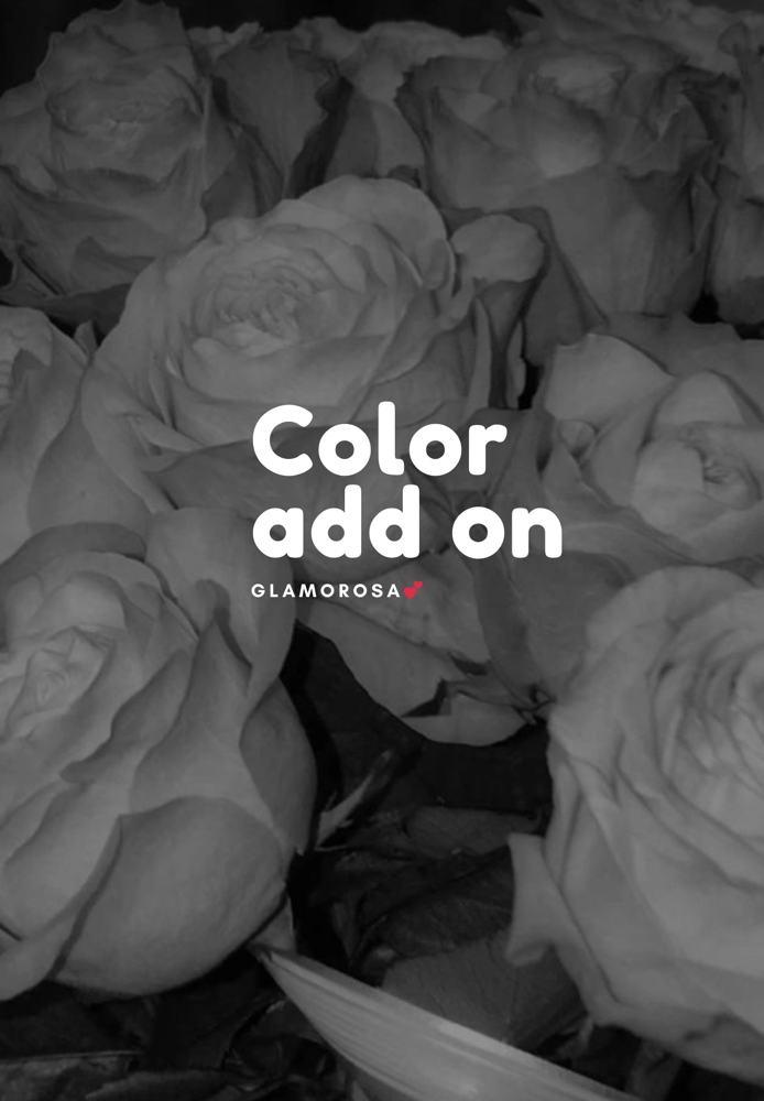 Color add on to lash