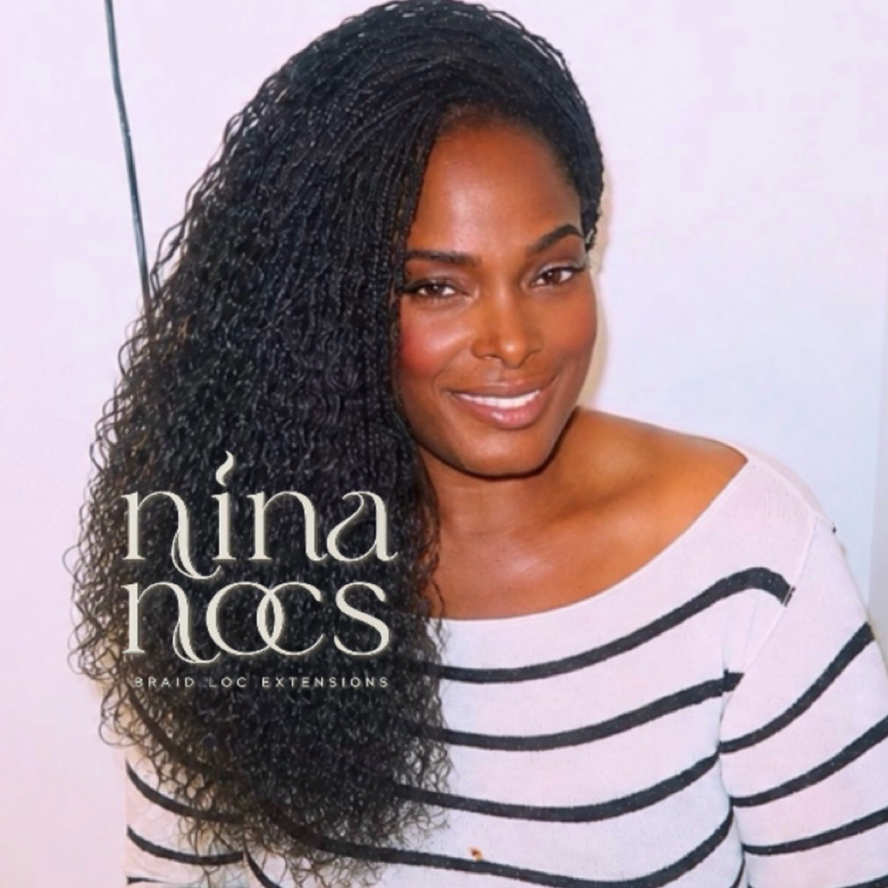 500 BRAIDLOCS CURLY EXTENSIONS at NinaNocs in Orlando, FL