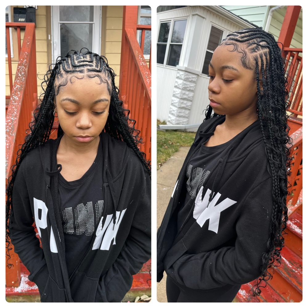 Bohemian Half And Half Knotless