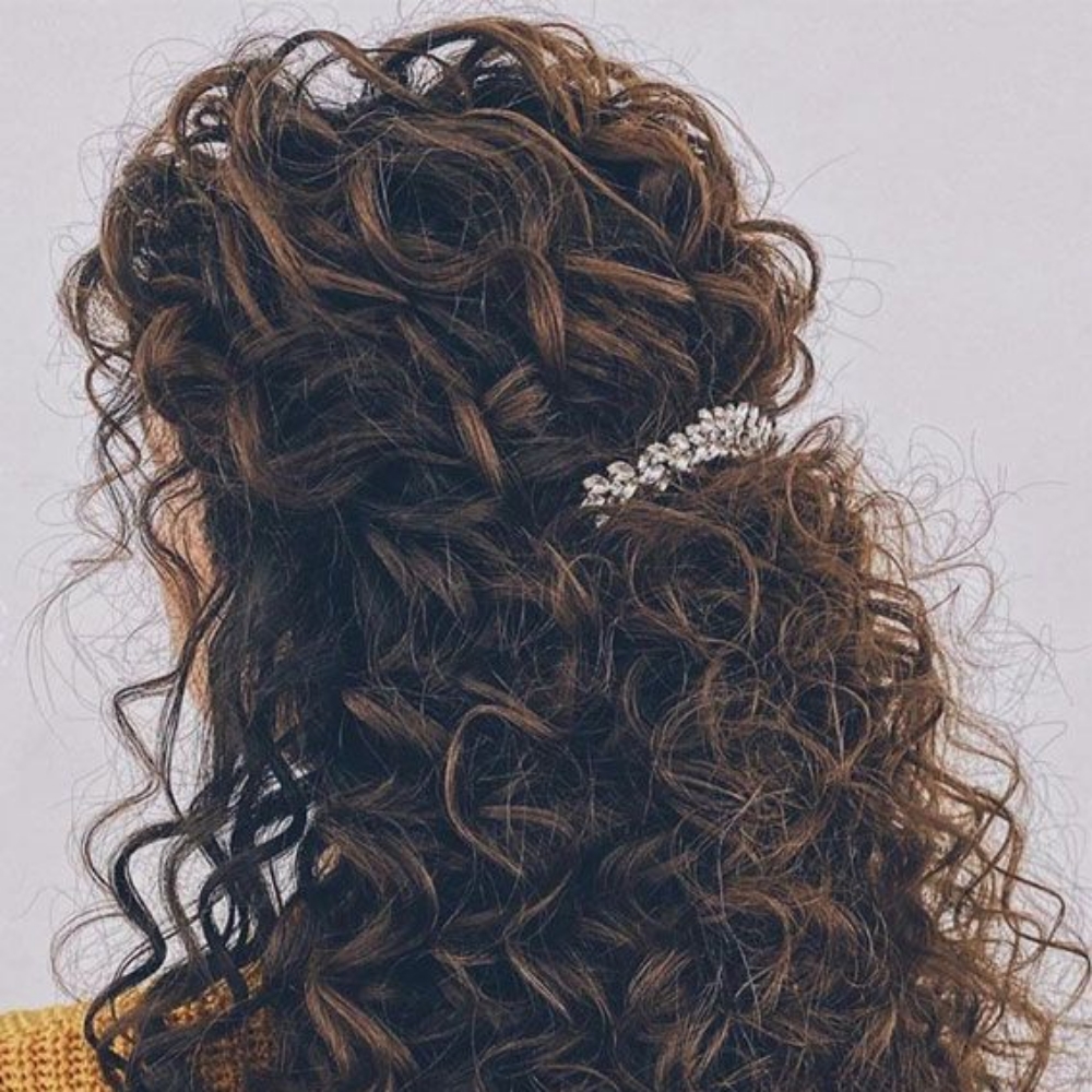 Wedding Party Updo at Brianne Gaither in Raymore, MO